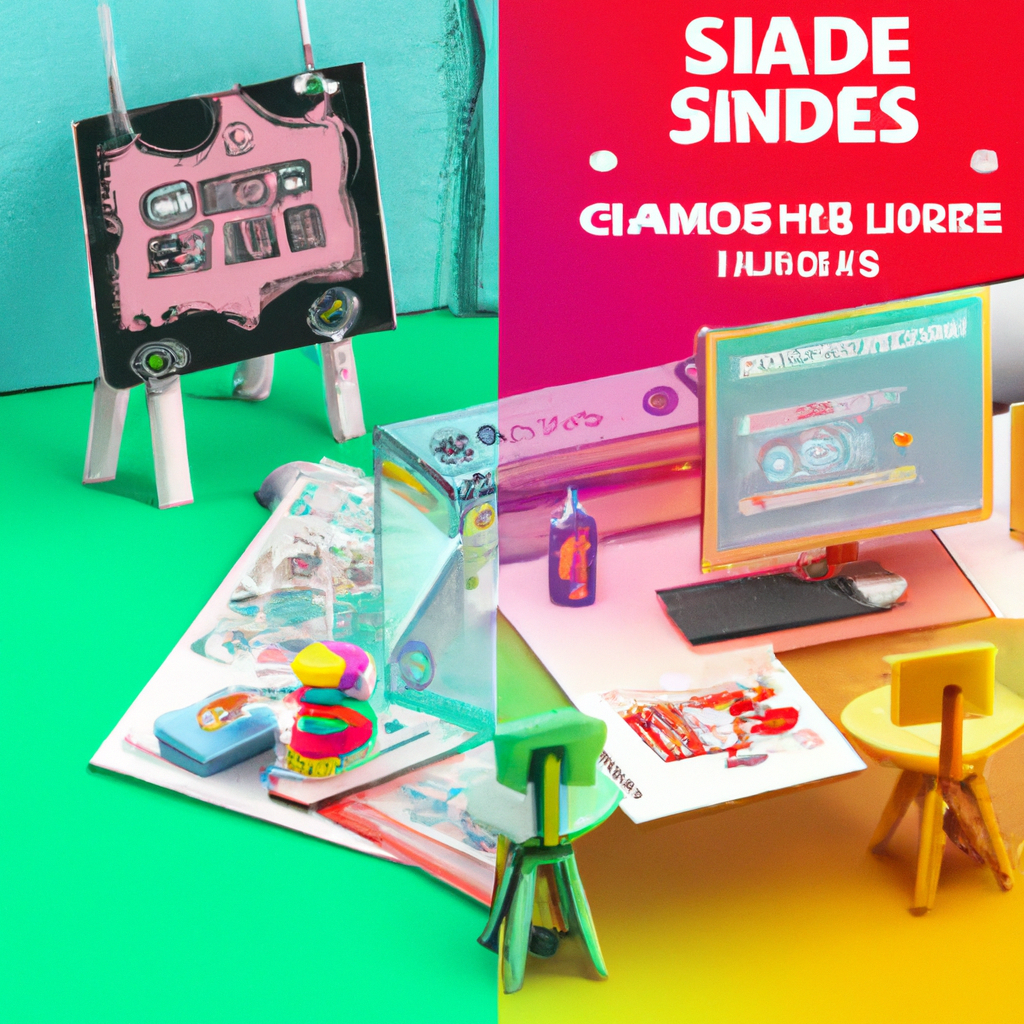 Behind the scenes: neon studio mockup